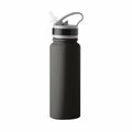 Perro Chino 25 oz Plain Black Stainless Flip Top Bottle PE3036376